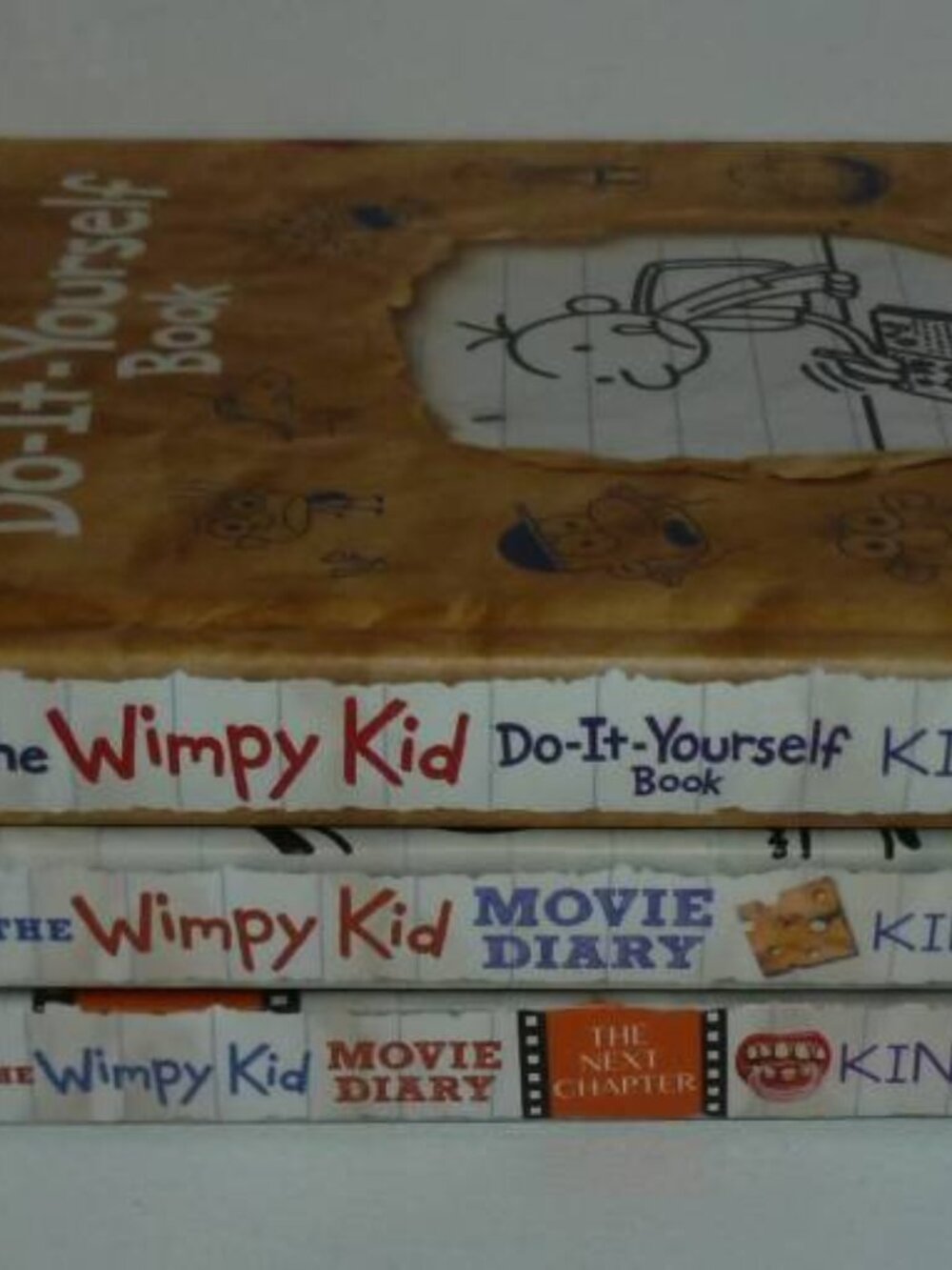 The Wimpy Kid by Jeff Kinney - Lot of 3 Hardback Books